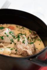 La blanquette de veau de la Brasserie Bocuse, un best seller du semainier.