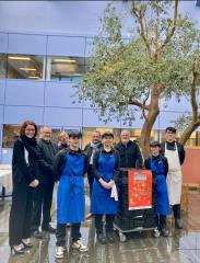 L'équipe du lycée Aiguerande mobilisée pour l bonne cause