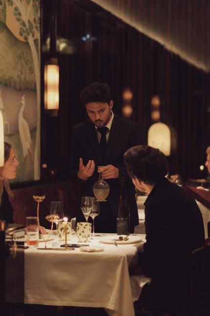 Amaury Portal, le chef sommelier d'Ombellule.