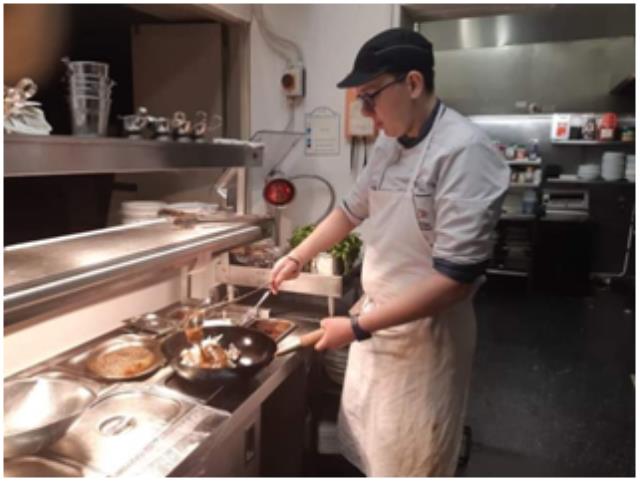Nolan Bernier Bac pro cuisine à Cork
