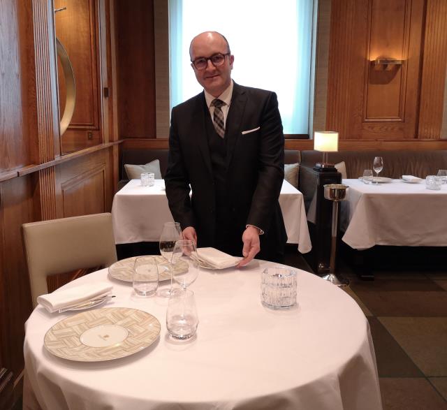 Baudouin Arnould, directeur du  restaurant Le Taillevent.