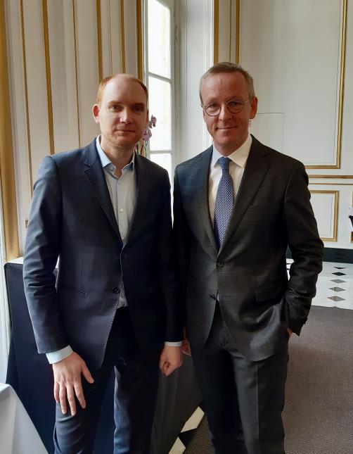 De gauche à droite : Olivier Cohn et Quentin Vandevyver, respectivement directeur général et président de Best Western France.