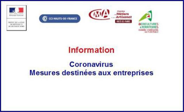 Le gouvernement a prévu  des mesures de soutien destinées aux entreprises qui rencontreraient des difficultés sérieuses