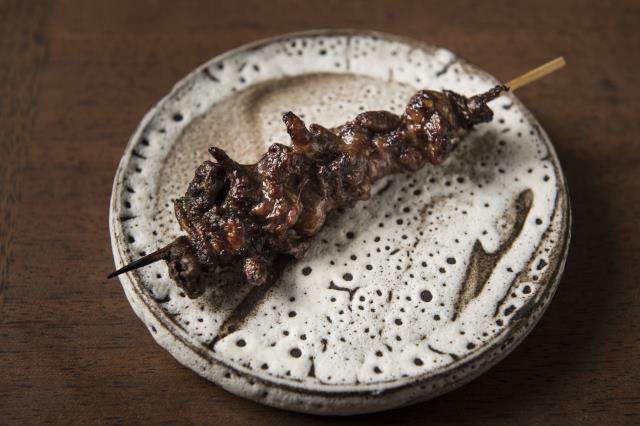 Aorte de volaille grillé