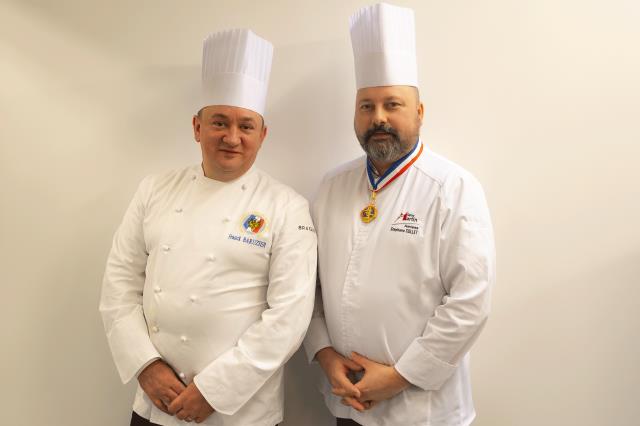 Franck Baruzier, professeur et Stéphane Collet Meilleur Ouvrier de France