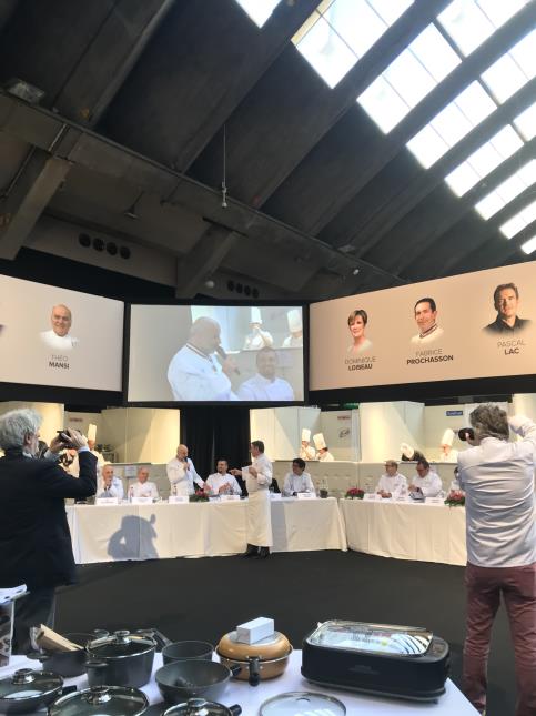 L'espace des concours de cuisine d'Agecotel.