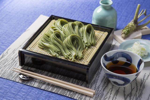 Nouilles Soba au Matcha.