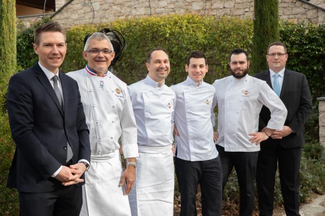 David Bisque, Philippe Jourdin, Christophe Schmitt, Jérémie Gressier, Gaëtan Fiard et Damien Largeau.