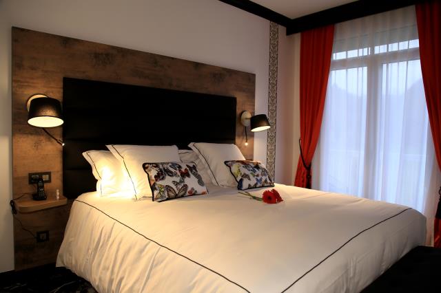Hôtel restaurant du Barry à Sauveterre-de-Comminges, une chambre