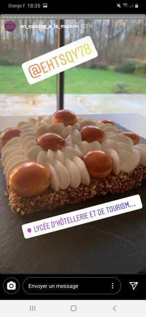 page dédiée sur Instagram