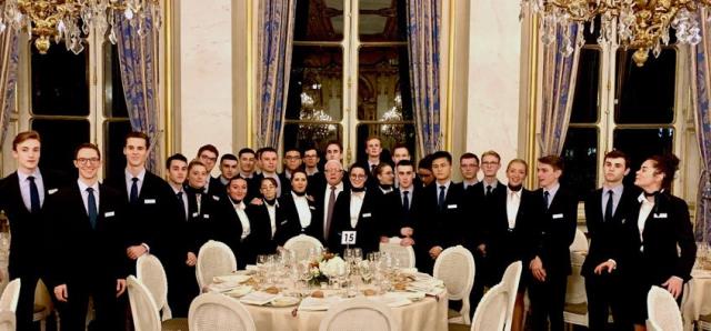 Les étudiants de FERRANDI Paris au dîner de la liste 2020