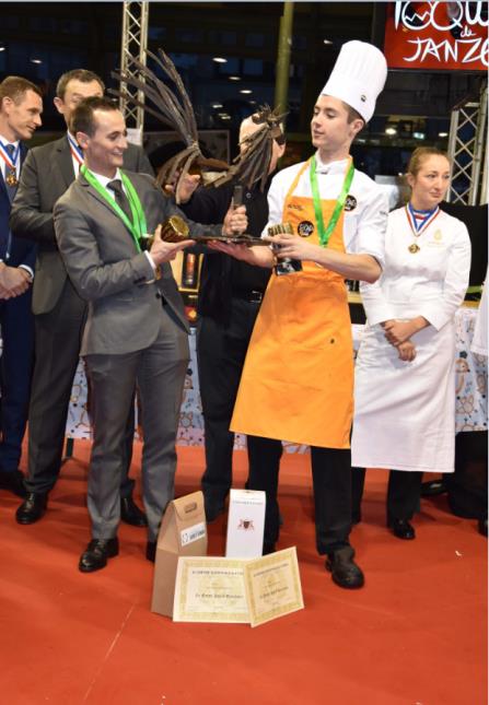 Le duo gagnant :  Guillaume Heurtin (cuisine) et Baptiste Le Falher (salle).