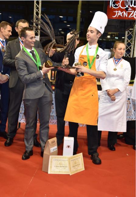 Le duo gagnant :  Guillaume Heurtin (cuisine) et Baptiste Le Falher (salle).