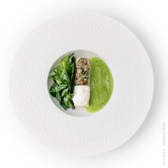 Raie, blette fine, huître et bergamote, une recette d'Eugénie Béziat, étoilée à La Flibuste,...