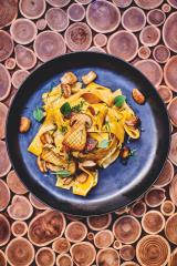 Les pappardelle aux cèpes du chef étoilé Simone Zanoni.