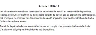 Article L 1234-11 du Code du travail.