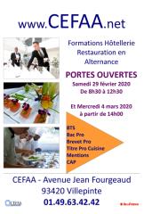 Journées portes ouvertes au CEFAA