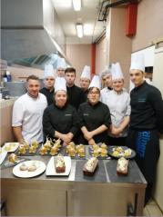 Les première BAC PRO Cuisine avec Jonathan Mougel