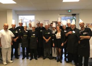 Les participants à la Sélection départementale du concours de gastronomie Silver Fourchette...
