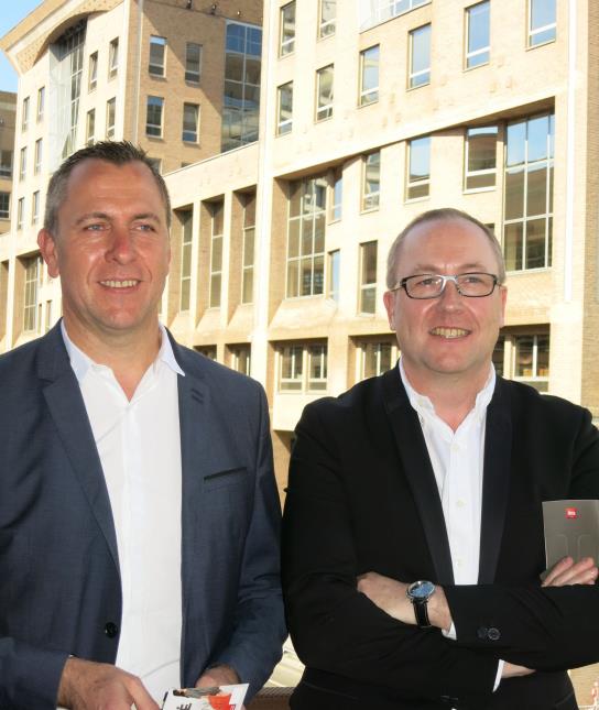 François et Marc Ducrocq, propriétaires de l'Ibis Lille centre grand palais.