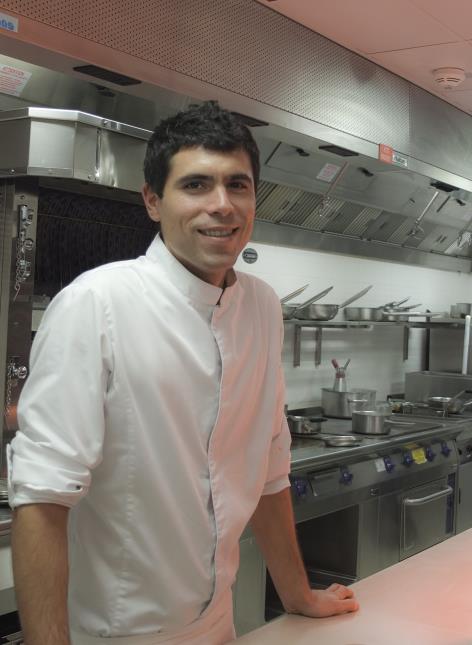 Arnaud Davin au Comptoir du Clos, la brasserie du Renaissance.