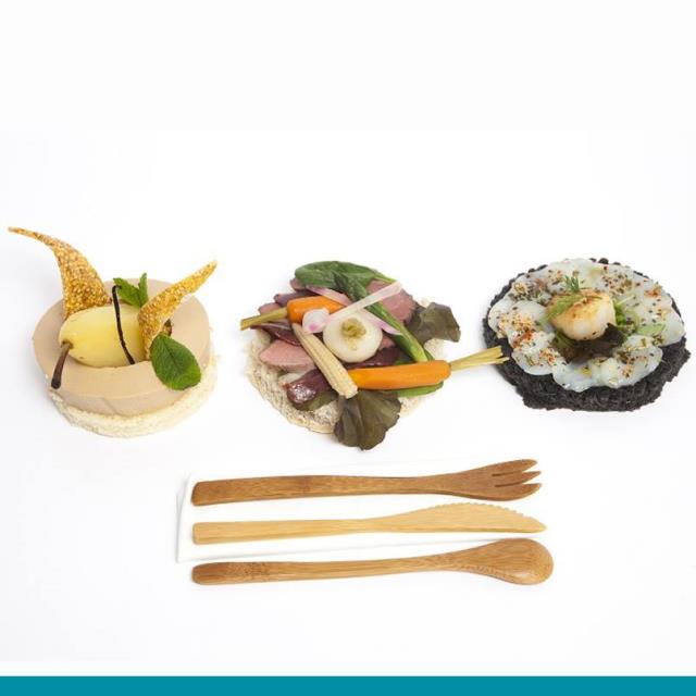 Pour la réalisation« Entre Terre et Mer », les 3 jeunes femmes ont préparé une variation de tartines mêlant fruits de mer et viande. Un menu idéal pour un déjeuner complet et équilibré.