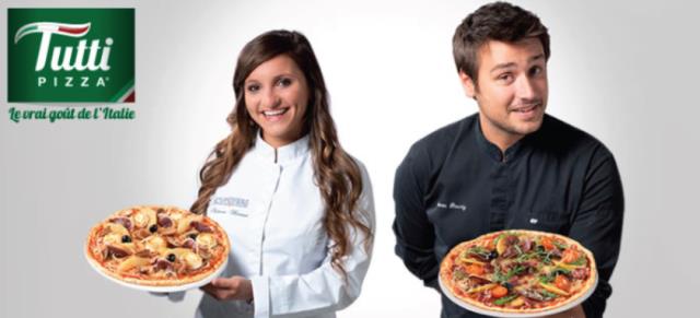 Deux anciens Top Chef réalsient deux recettes pour Tutti Pizza !