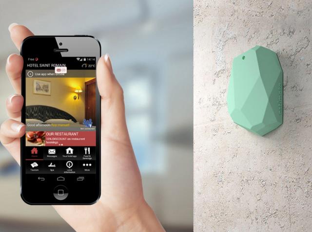 l'iBeacon est disponible de différentes couleurs