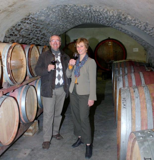 Benoit et Anne Baudry misent aussi sur l'oenotourisme pour attirer la clientèle dans leur hôtel.