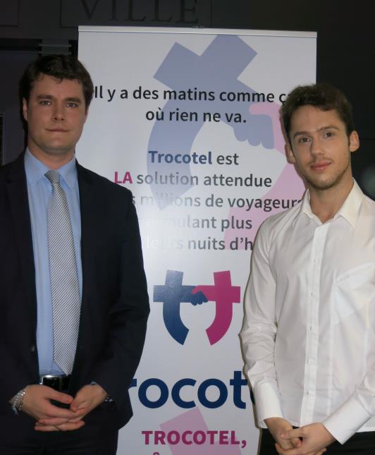 Etienne Merlo et Jérôme Rouveron, les créateurs de Trocotel.