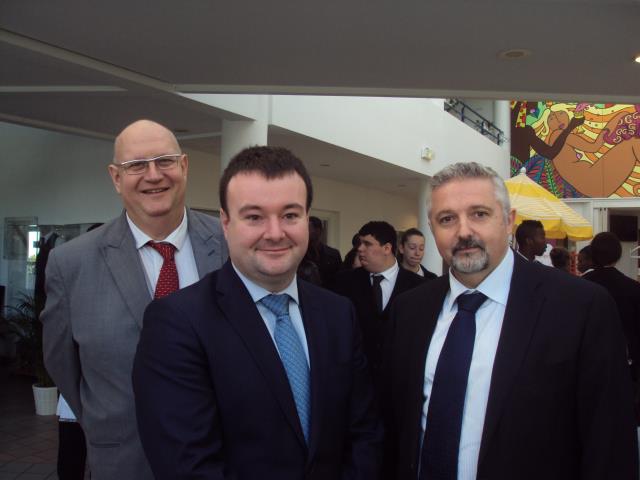 Francis Barbier, le directeur du CEFAA, Aurélien Cognard, le nouveau chef de travaux et Richard Tessier, coordinateur pédagogique