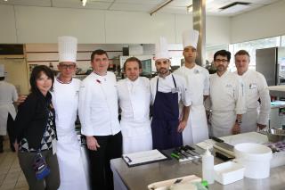 Sabine Masse, Alain Lecossec (Mof, Institut Paul Bocuse), William Jacquier (Mof,  Le Vivarais),...