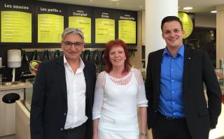 Alain, Catherine et Laurent-Olivier Duquesne.