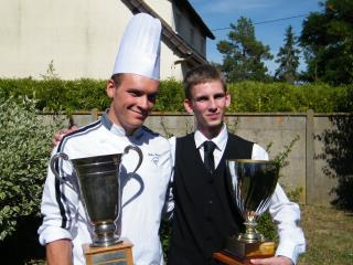 Les lauréats Emilien Galerne et Jonathan Prud'homme