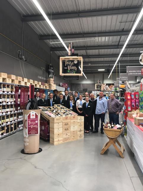 Les élèves de Martin Bret à la foire aux vins