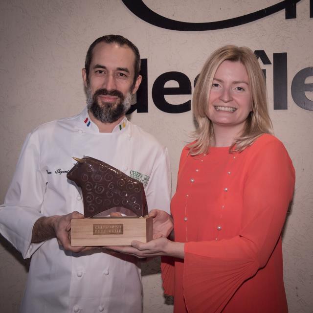 Pierre Teyant et Noreen Lanigan, directrice de Bord Bia France.