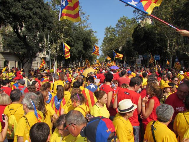 Les manifestations massives à répitition engorgent le centre-ville de Barcelone