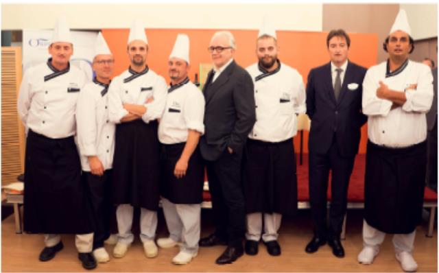 les lauréats du 9ème trophée ORPEA avec Alain Ducasse