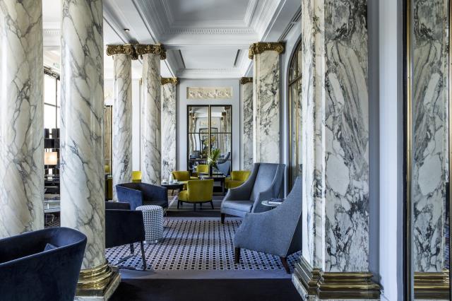 Niché à deux pas de la Concorde, l'Hôtel Brighton appartient au groupe Esprit de France