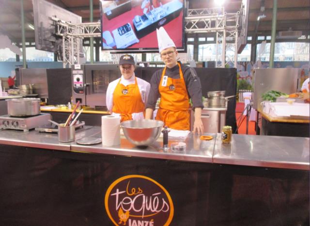 Lucie Henry et Guilhem Noyer du Paraclet vainqueurs du Trophée Les toqués de Chanzé