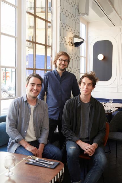 De g. à d. : Mathieu Dugast, Kevin Hutchings, Mathieu Ecollan, créateurs du site Staycation