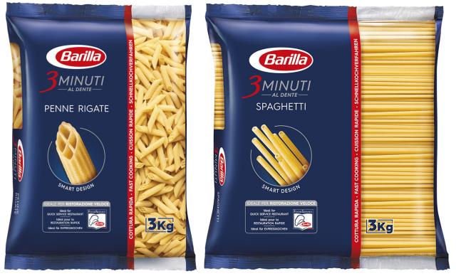 3 Minuti, les pâtes Barilla à cuisson rapide