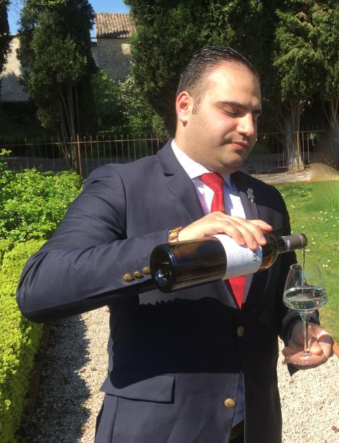 Hakob Yessayan, sommelier au Relais des Moines aux Arcs-sur-Argens