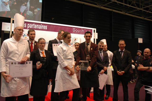 La remise des prix du concours cristal Michel Roth.