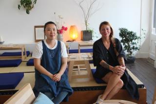 La chef Megumi Yanase (à g.) et Lena Balacco