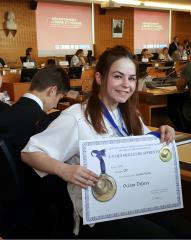 Océane Defarcy Médaille d'or Départemental et médaille d'Argent Régional cuisine