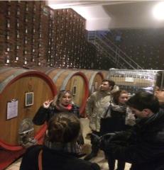 Les élèves sommelier de Tain l'Hermitage visitent les caves des vins italien