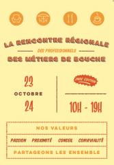 Rencontre régionale des professionnels des métiers de bouche.