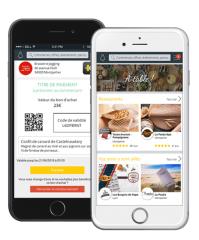 Keetiz inclut des bons de réduction que les clients peuvent réutiliser lors d'un prochain passage...