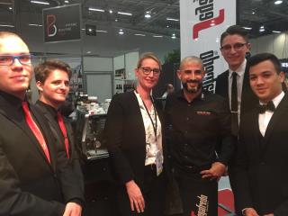 Les MC Barman de Saint-Nazaire avec Anne Le Roy et Luca Casadeï
